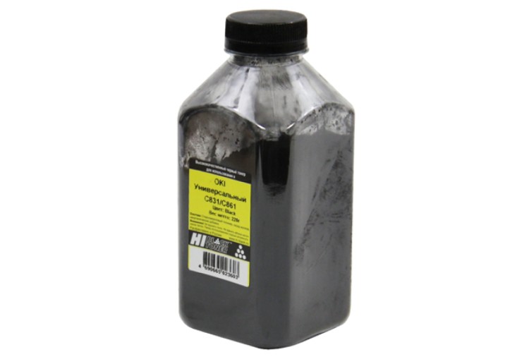 Тонер Hi-Black Универсальный для Oki С831/C861, Bk, 220 г, банка