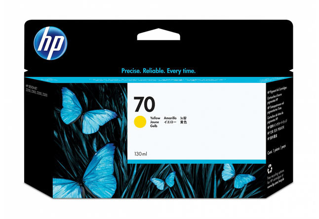 Картридж HP Designjet Z2100/Z3100  (O) №70, C9454A, Y