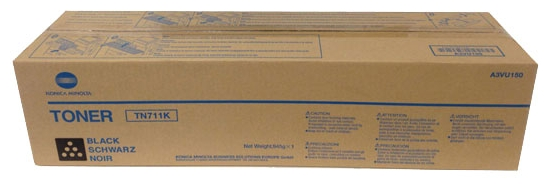 Konica minolta тонер-картридж tn-711k чёрный для bizhub c654/754 47 200 стр.