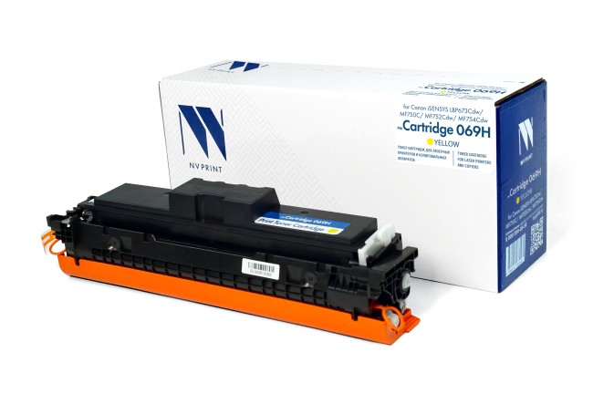 Картридж NVP совместимый NV-069H Yellow для Canon iSENSYS LBP673Cdw/MF750C/MF752Cdw/MF754Cdw (5500k)