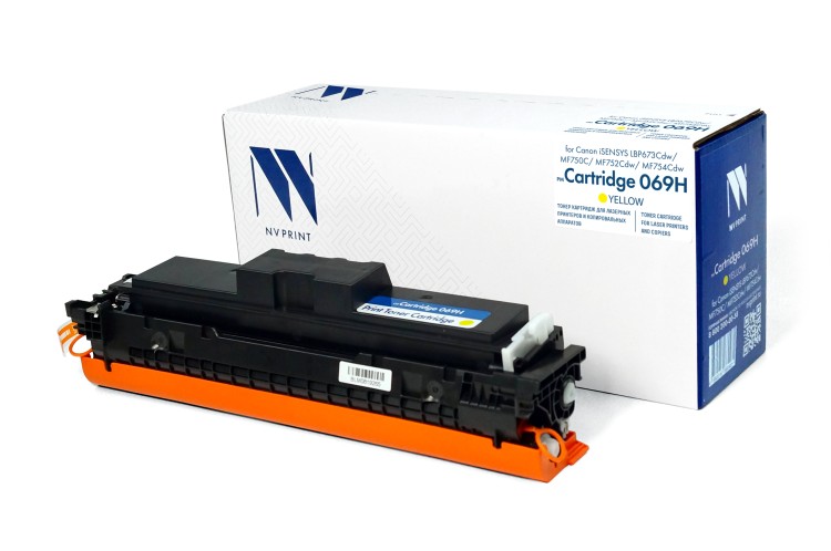 Картридж NVP совместимый NV-069H Yellow для Canon iSENSYS LBP673Cdw/MF750C/MF752Cdw/MF754Cdw (5500k)