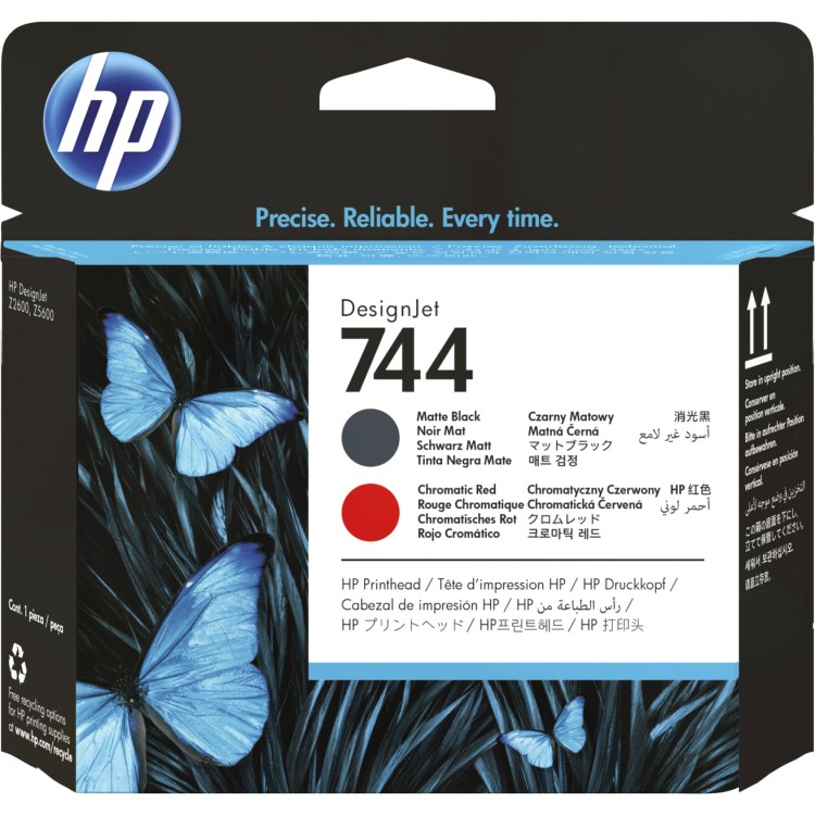 Печатающая головка HP 744 Matte Black & Red Printhead