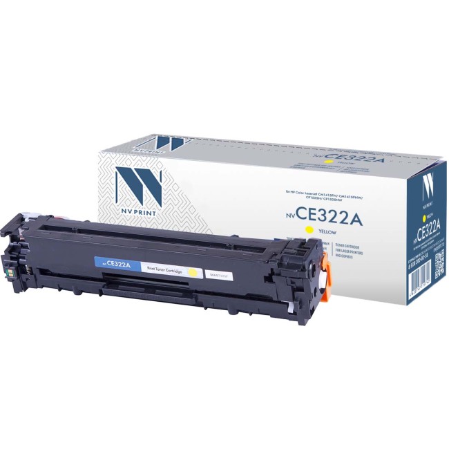Картридж NVP совместимый NV-CE322A Yellow для HP Color LaserJet CM1415fn/ CM1415fnw/ CP1525n/ CP1525nw (1300k)