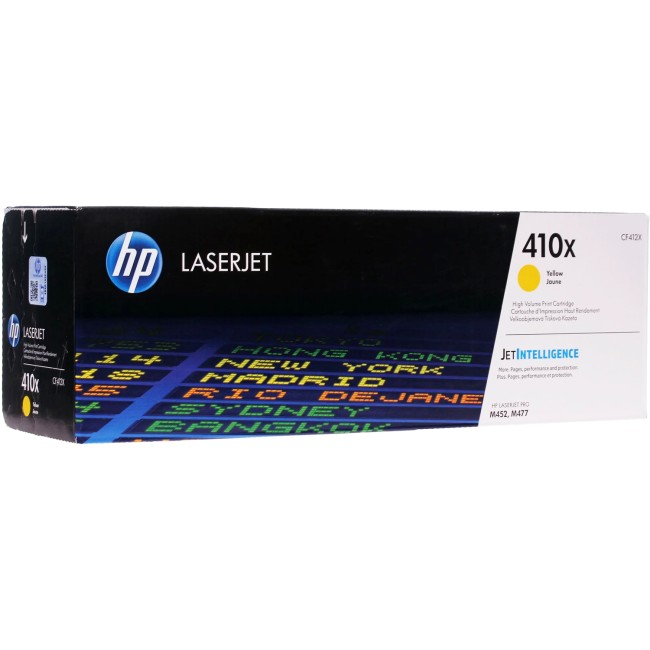 Тонер-картридж HP 410X High Yield Yellow Original LaserJet Toner Cartridge