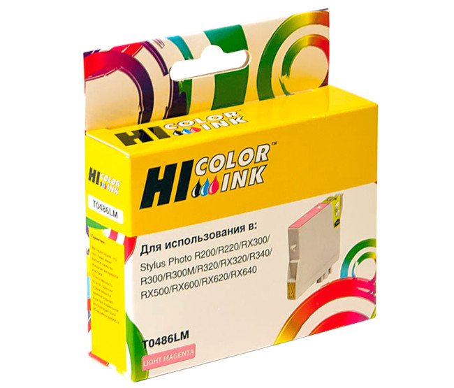 Картридж Hi-Black (HB-T0486) для Epson Stylus Photo R200/R300/RX500/RX600, LM
