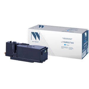 Картридж NVP совместимый NV-106R02760 Cyan для Xerox Phaser 6020/6022/ / WorkCentre 6025/6027 (1000k)