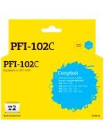IC-CPFI-102C Картридж T2 для Canon imagePROGRAF iPF-500/510/600/605/610/650/655/700/710/720/750/755/760/765, голубой