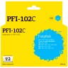 IC-CPFI-102C Картридж T2 для Canon imagePROGRAF iPF-500/510/600/605/610/650/655/700/710/720/750/755/760/765, голубой