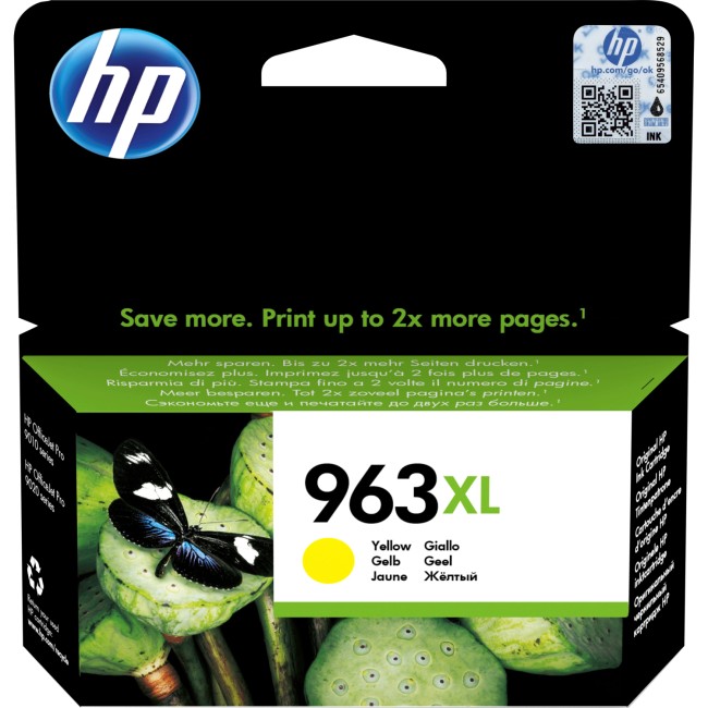 Картридж 963XL для HP OfficeJet Pro 901x/902x/HP, 1,6К (О) жёлтый 3JA29AE
