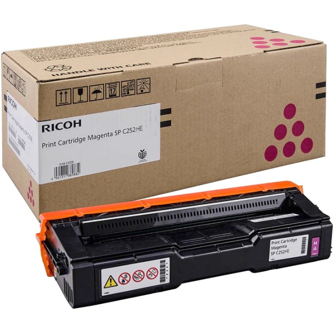 Принт-картридж высокой емкости, малиновый, тип SPC310HE Print Cartridge Magenta SP C252HE