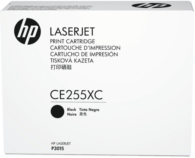 Картридж HP LJ P3015, 12,5К (O) CE255XC (белая коробка)