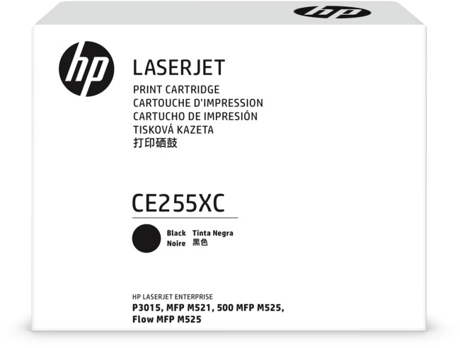 Картридж HP LJ P3015, 12,5К (O) CE255XC (белая коробка)