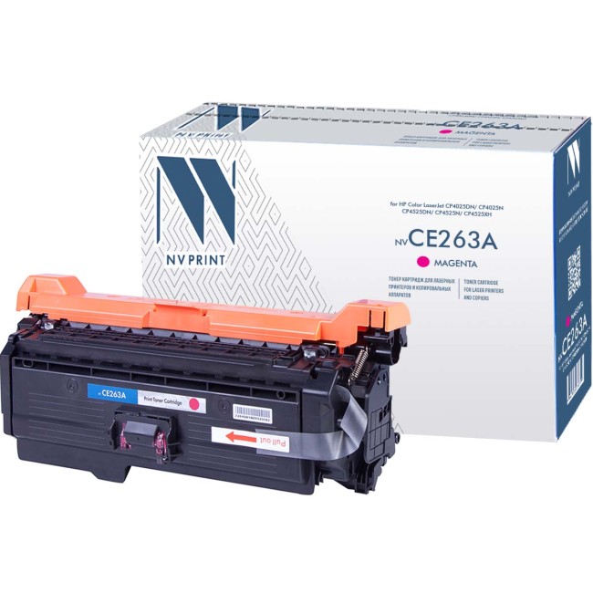Картридж NVP совместимый NV-CE263A Magenta для HP Color LaserJet CP4025dn/ CP4025n/ CP4525dn/ CP4525n/ CP4525xh (11000k)