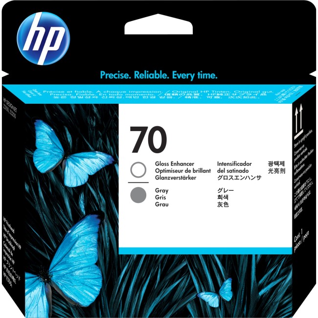 Печатающая головка HP 70 Gloss Enhancer and Grey Printhead