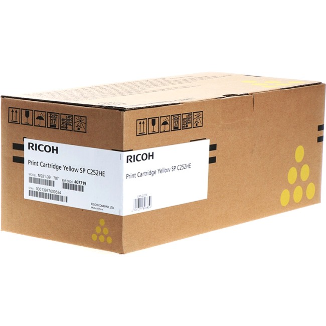 Принт-картридж высокой емкости, желтый, тип SPC252HE Print Cartridge Yellow SP C252HE