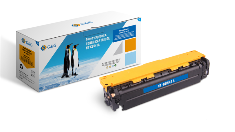 Картридж Cartridge G&G 203A для HP CLJ M254/M280/M281, with chip (1300стр.), голубой (замена CF541A)