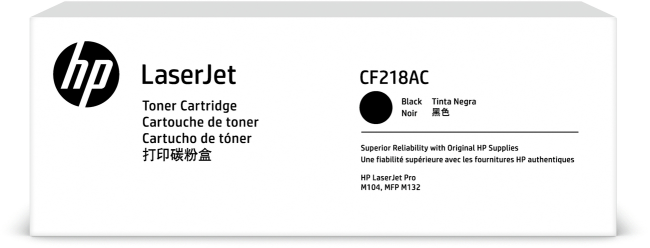 Картридж 18A для HP LaserJet Pro M104/MFPM132, 1,4К (О) CF218AC (белая коробка)