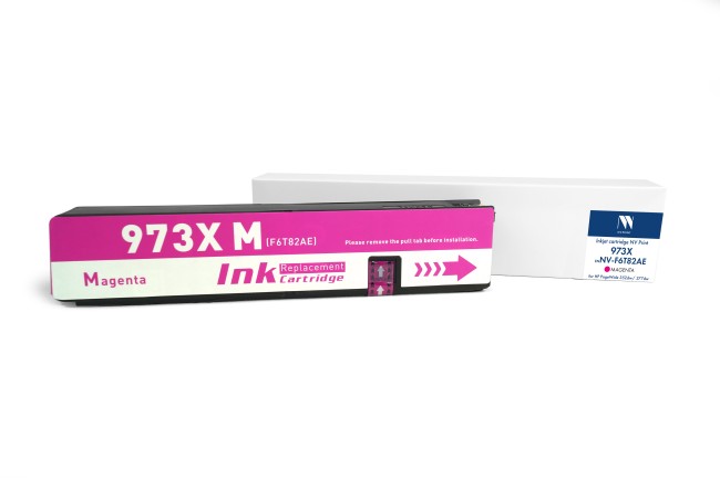 Струйный картридж NV Print 973X (NV-F6T82AE ) Magenta для HP PageWide 352dw/377dw/Pro 452d/477/552/577/Managed P55250dw/ P57750dw (7000 стр) совместимый