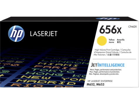Cartridge HP 656X для CLJ M652/M653, желтый (22 000 стр.)