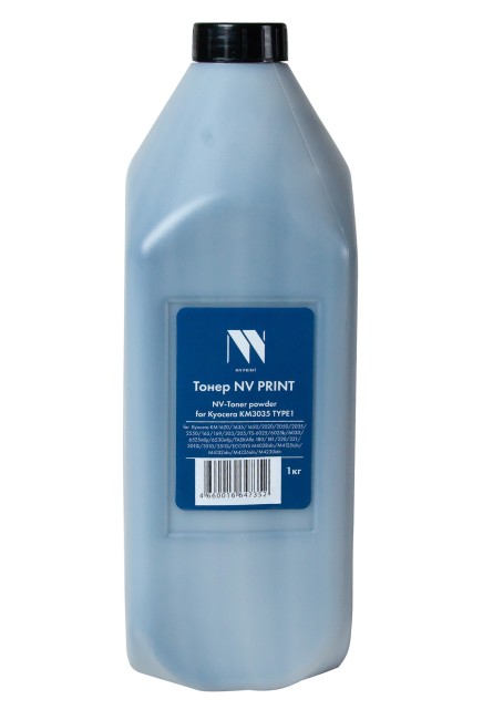 Тонер NVP для Kyocera KM3035 (TK-675, TK-685, TK-715, 370AB000) (1кг, Real Color) для KM2530, 3530, 4030, 3035, 4035, 5035, 3050, 4050, 5050, 2540, 2560, 3040, 3060, Taskaifa 300i TYPE1 совместимый
