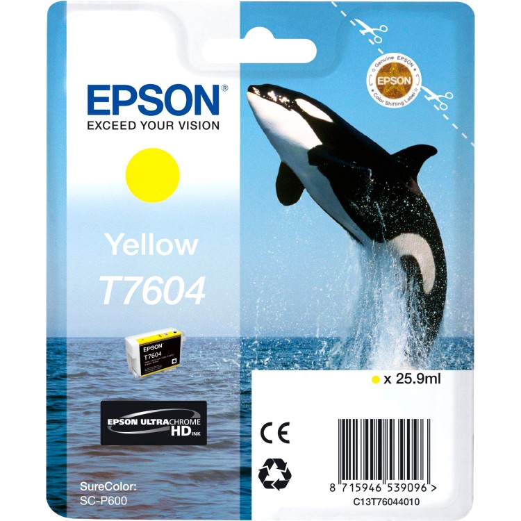 Картридж Epson SureColor SC-P600 Yellow