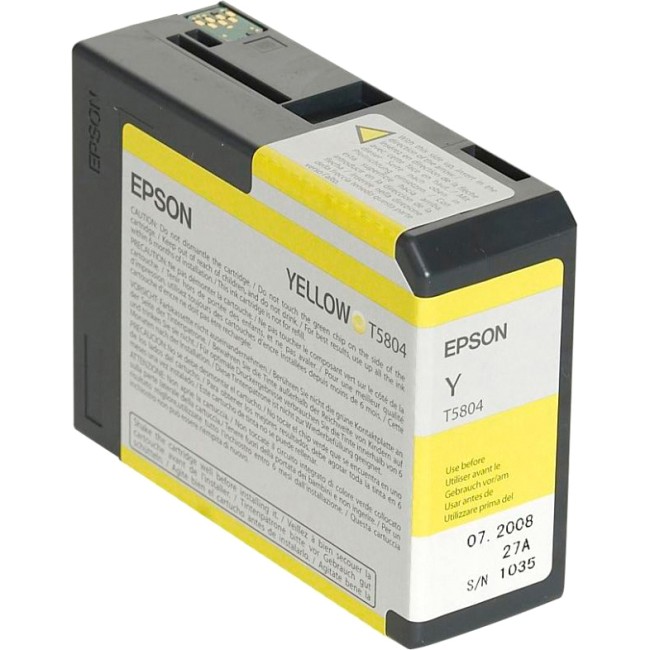 Струйные картриджи Epson Stylus Pro 3800 Ink Cartridge (80ml) Yellow