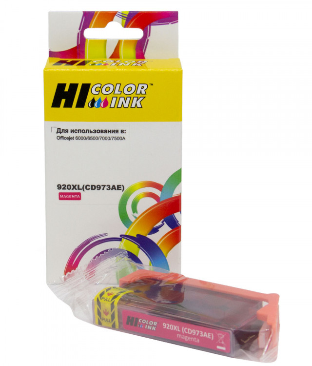 Картридж Hi-Black (HB-CD973AE) для HP Officejet 6000/6500/7000, №920XL, M