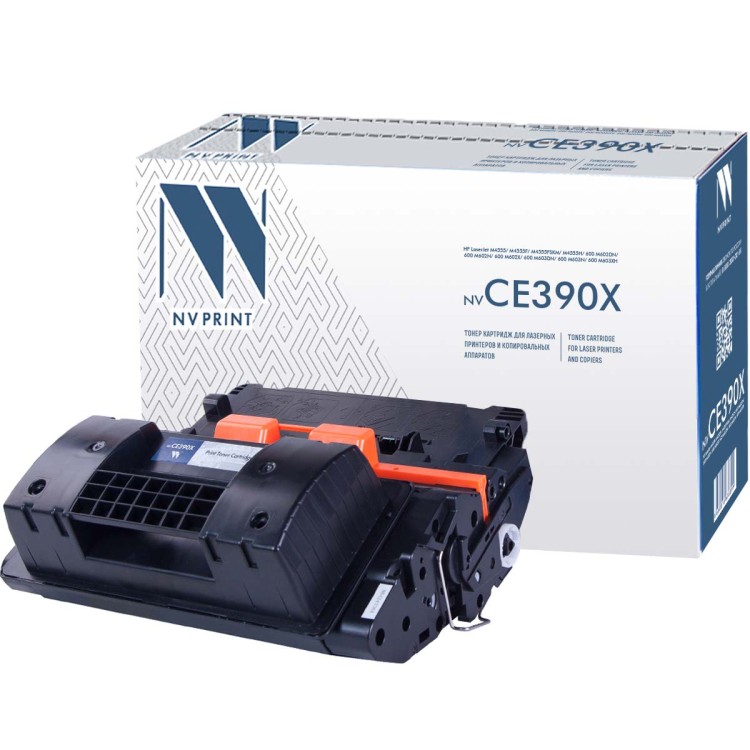 Картридж NVP совместимый NV-CE390X для HP LaserJet M4555/ M4555f/ M4555fskm/ M4555h/ 600 M602dn/ 600 M602n/ 600 M602x/ 600 M603dn/ 600 M603n/ 600 M603xh (24000k)