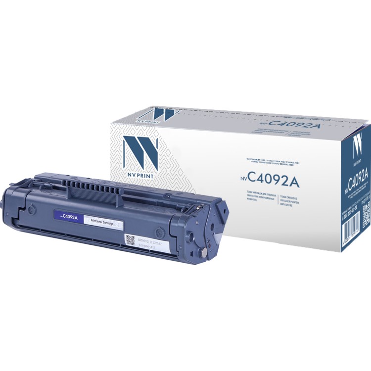 Картридж NVP совместимый NV-C4092A для HP LaserJet 1100 / 1100a/ 1100a AiO/ 1100axi AiO/ 1100SE/ 1100Xi/ 3200/ 3200M/ 3200SE/ 3220 (2500k)