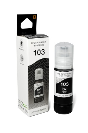 Чернила NVP 103 (NV-C13T00S14A) для Epson L1110, L3100 (70 мл) Black (в коробке) совместимые