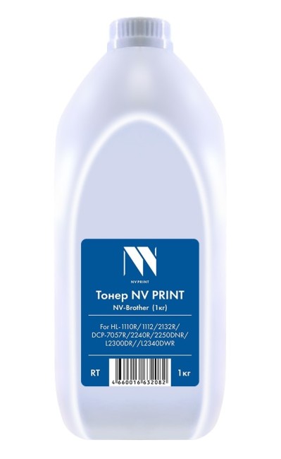 Тонер NVP для Brother универсальный (1кг, Teshine) совместимый для HL-1110R/1112/1210WR/1212/DCP-1510R/1512/1610WR/1612WR/MFC-1810R/1815/1912WR/2132R/DCP-7057R/2240R/2250DNR/DCP-7060DR/7065DNR/7070DWR/MFC-7360NR/7860DWR/FAX-2845R/FAX-2940R/L2300DR/L2340DW