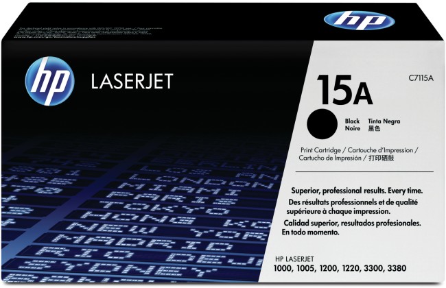 Тонер-картридж HP LaserJet C7115A Black Print Cartridge