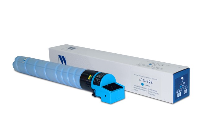 Тонер-картридж NVP совместимый NV-TN-328 Cyan для Konica Minolta bizhub C250i/C300i/C360i (28000k)