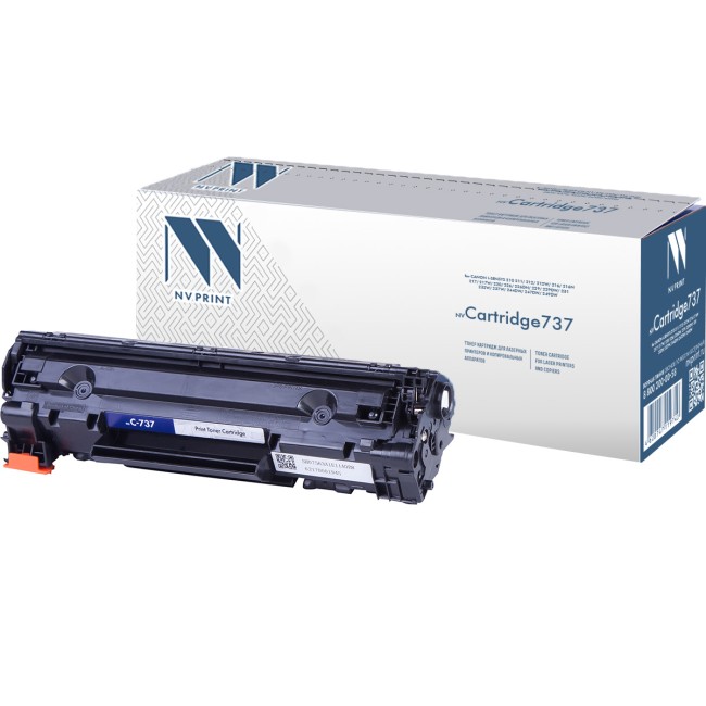 Картридж NVP совместимый NV-737 для Canon i-Sensys 210 211/ 212/ 212w/ 216/ 216n/ 217/ 217w/ 220/ 226/ 226dn/ 229/ 229dw/ 231/ 232w/ 237w/ 244dw/ 247dw/ 249dw (2400k)