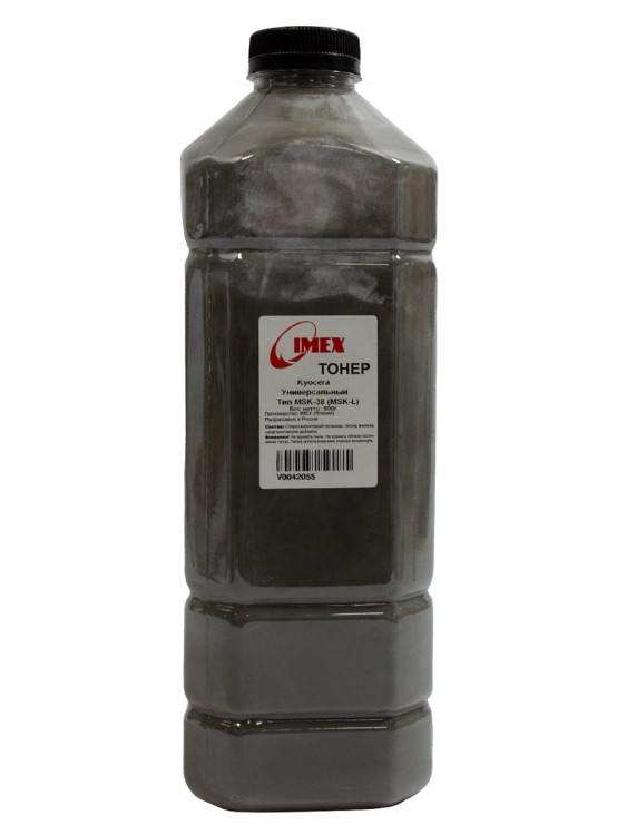 Тонер Imex Универсальный для Kyocera, Тип MSK-38 (MSK-L), 900 г, канистра
