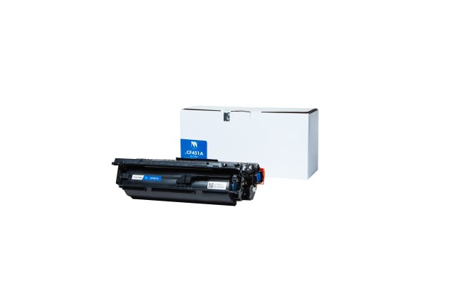 Картридж NVP совместимый NV-CF451A Cyan для HP LaserJet M652DN/M653DN/M681DH/M653X/M681F/M681Z/M682Z (10500k)
