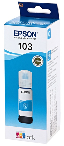 Контейнер с чернилами для Epson L3100/3101/3110/3150, голубой, (О), C13T00S24A