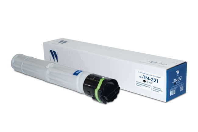 Тонер-картридж NVP совместимый NV-TN-221 Black для Konica Minolta bizhub C227/C287 (24000k)