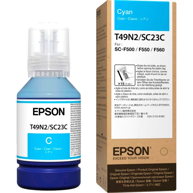 Картридж Epson Dye Sublimation Cyan T49N200 (140mL)