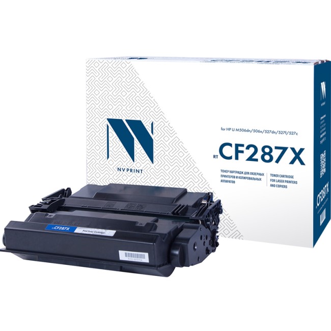 Картридж NVP совместимый NV-CF287X для HP LaserJet Pro M506dn/ M506x/ M501dn/ M501n/ M527dn/ M527f/ M527c (18000k)