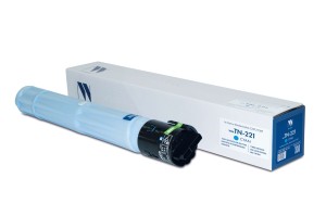 Тонер-картридж NVP совместимый NV-TN-221 Cyan для Konica Minolta bizhub C227/C287 (21000k)