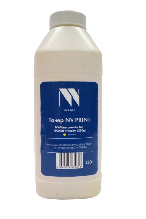 Тонер NVP для HP 2600 (250 г) Yellow для C9732A, CB542A, CC532A, CE252A, CE312A, CE322A, Q5952A, Q6002A, Q6462A (CLJ CP1215, 1210, 1510, 1515, 1518, 1525,CM1312,1415, 2020, 2025, 2320, 3520, 3525, 3530, 1012, 1020, 1025, M175, M275, CLJ 5500, CP4005, 4700
