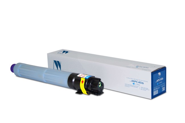 Картридж NVP совместимый NV-MPC406 Cyan для Ricoh Aficio-MPC306/MPC307/MPC406 (6000k)