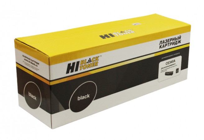 Картридж Hi-Black (HB-CE340A) для HP CLJ Enterprise MFP M775dn/775f/775z, №651A, Восстан, Bk, 13,5K