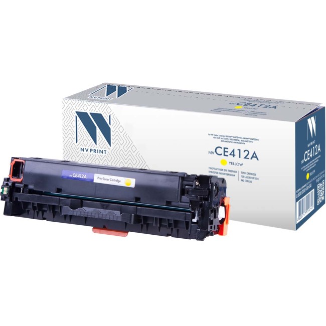 Картридж NVP совместимый NV-CE412A Yellow для HP Color LaserJet 300 MFP M375nw/ 400 MFP M475dn/ 400 MFP M475dw/ 300 M351a/ 400 M451dn/ 400 M451dw/ 400 M451nw (2600k)