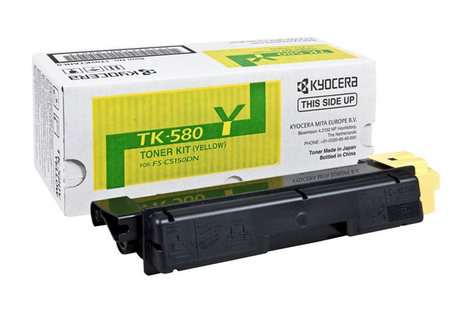 Kyocera Тонер-картридж TK-580Y для P6021cdn/FS-C5150DN жёлтый (2800 стр.)