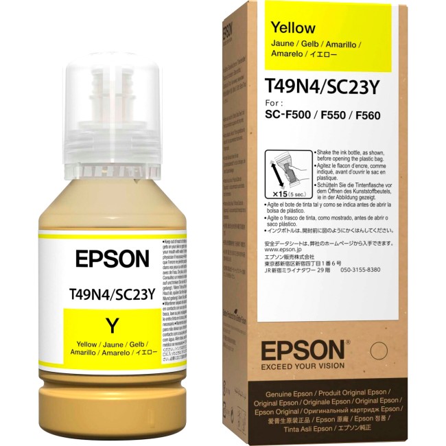 Картридж Epson Dye Sublimation Yellow T49N400 (140mL)