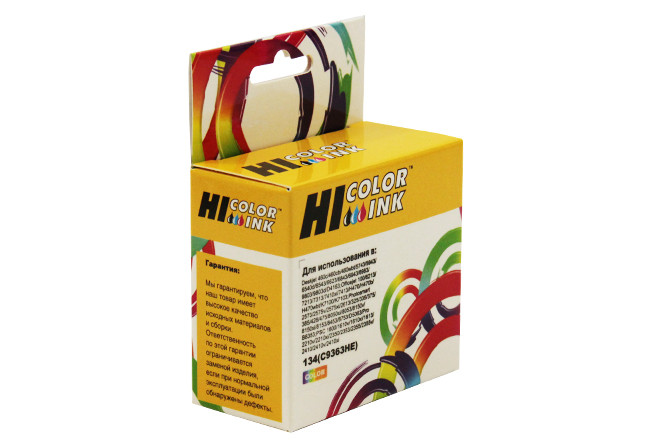Картридж Hi-Black (HB-C9363HE) для HP DJ 6543/5743/PS8153/8453, №134, Color Картридж Hi-Black (HB-C9363HE) для HP DJ 6543/5743/PS8153/8453, №134, Color