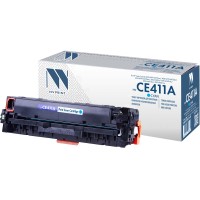 Картридж NVP совместимый NV-CE411A Cyan для HP Color LaserJet 300 MFP M375nw/ 400 MFP M475dn/ 400 MFP M475dw/ 300 M351a/ 400 M451dn/ 400 M451dw/ 400 M451nw (2600k)