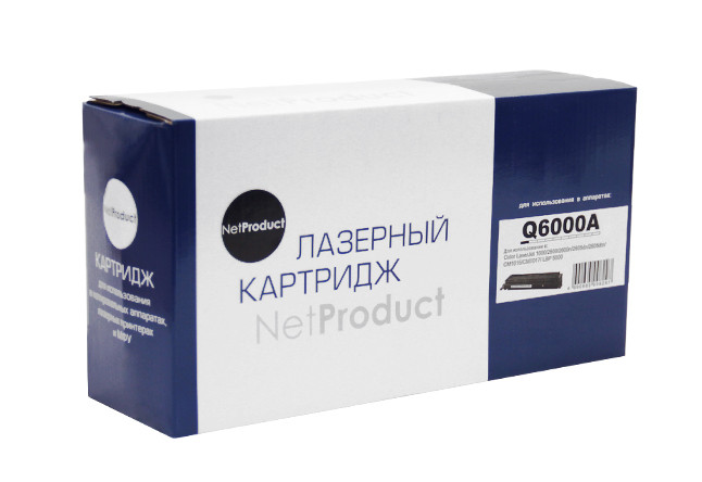 Картридж NetProduct (N-Q6000A) для HP CLJ 1600/2600/2605, Bk, 2,5K